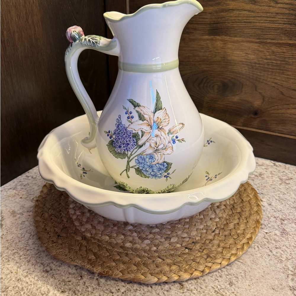 Princess House Vintage Garden Ceramic Set